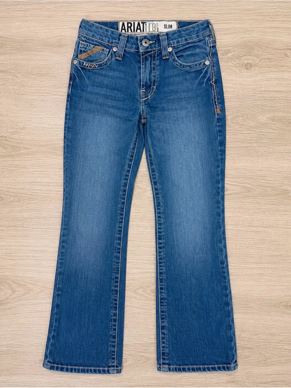 Ariat kids girls Blue Flare Jeans